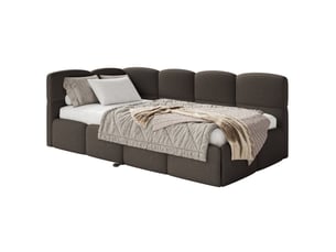Lit 2 places 170x190 cm SELSEY Cloudy coloris marron