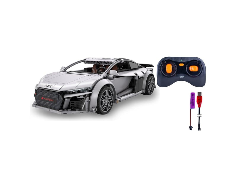 Cada audi r8 coupé 1:14 gris 2,4ghz bricks 402898 - Conforama E