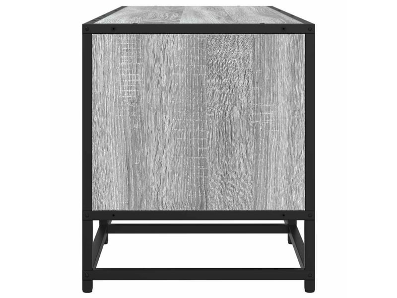  Meuble tv - banc tv - meuble de rangement sonoma gris 240x35x41 cm bois d'ingénierie  - Conforama E
