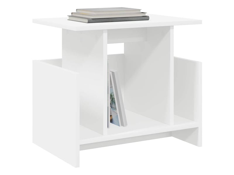 Meuble tv - banc tv - meuble de rangement 2 pcs blanc bois d'ingénierie  - Conforama C