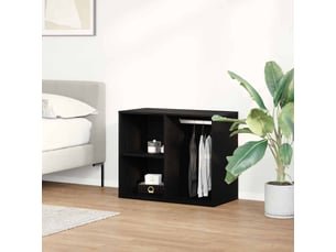 Armoire     <strong></strong> <strong></strong> coloris noir largeur 80 cm
