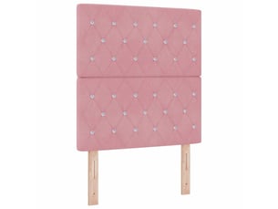 Tete de lit A poser largeur 80 cm rose