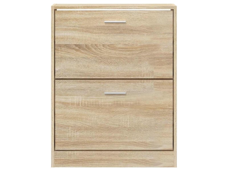  Meuble à chaussures, armoire à chaussures chêne 59x17x81 cm bois d'ingénierie  - Conforama E