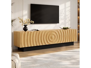 Meuble tv coloris naturel 180 cm evarich