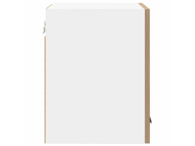  Lot de 2 armoires suspendues modernes 30 x 31 x 40 cm grand espace de stockage intérieur en bois d'ingénierie blanc 02_0053176  - Conforama D