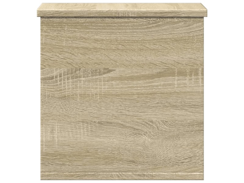  Boîte de rangement, coffre de rangement chêne sonoma 30x35x35 cm bois d'ingénierie  - Conforama E