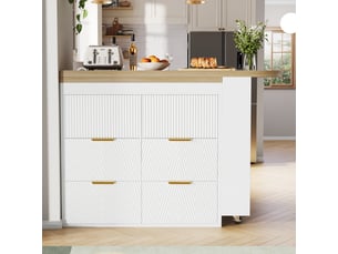 Bar coloris blanc <strong>MODFU</strong> <strong></strong> - 128 cm