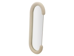 Miroir rectangulaire à poser coloris beige <strong></strong>  <strong></strong> - 7 cm x 60 cm