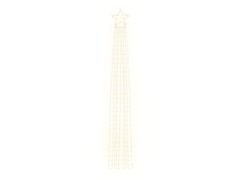  Guirlande de sapin de noël 320 led blanc chaud 375 cm  - Conforama D