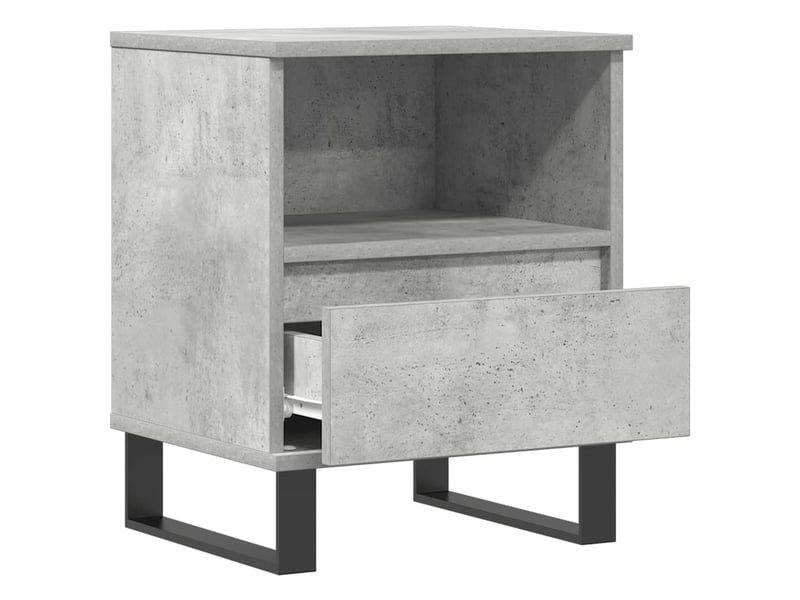  Table de chevet - cabinet de chevet - table de nuit gris béton 40x35x50 cm bois d’ingénierie  - Conforama C