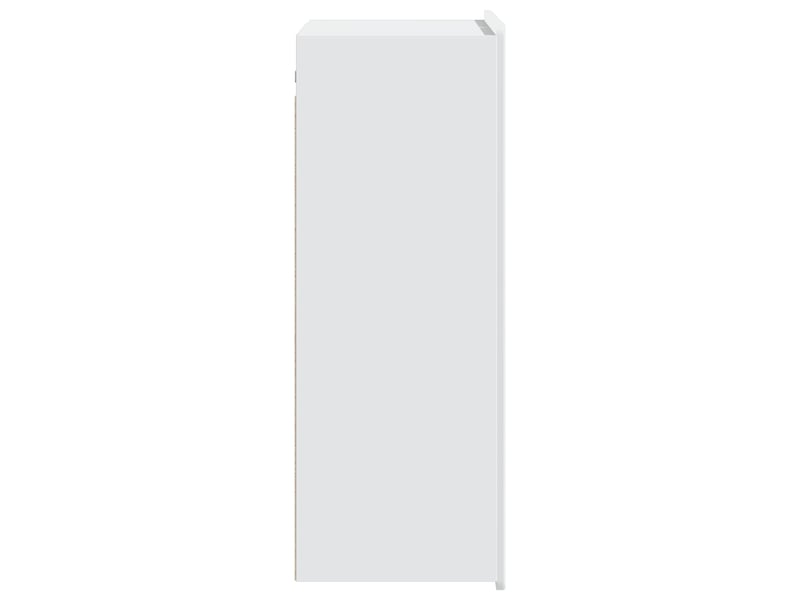  Armoire murale salon, meuble de rangement blanc 66 x 34,5 x 92 cm bois d'ingénierie  - Conforama E