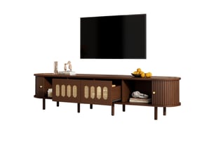 Meuble tv coloris marron 180 cm KORFEE  