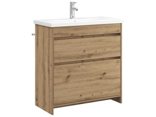 Ensemble de mobilier de salle de bain chêne artisanal shl2096