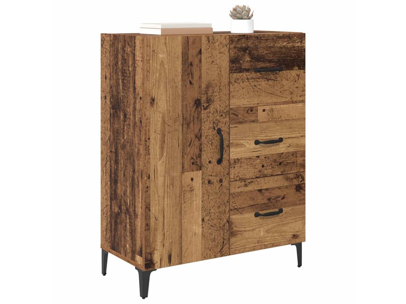 Buffet - bahut - meuble de rangement bois ancien 69,5 x 34 x 90 cm bois d'ingénierie - Conforama C