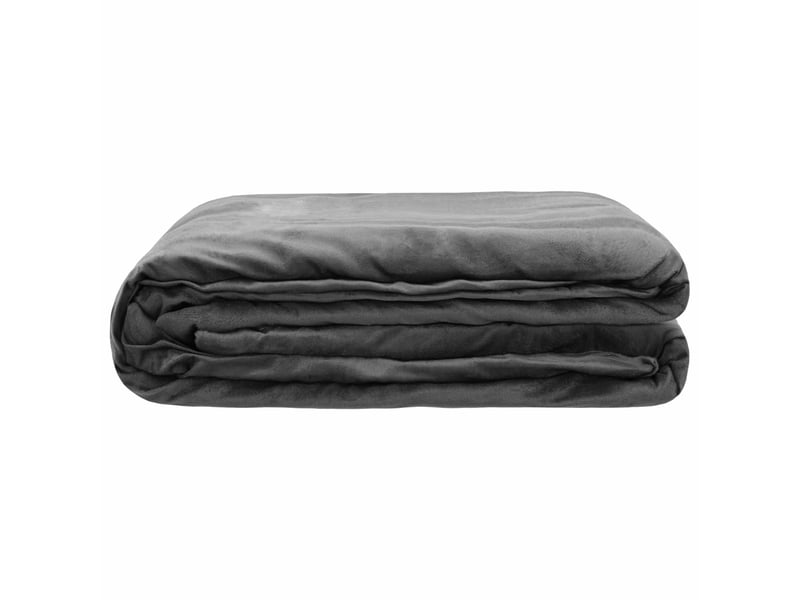  Couverture lestée adulte, couverture pondérée anthracite 200x220 cm 9 kg shl46763  - Conforama E