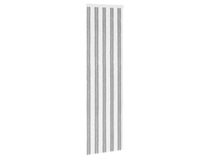 Rideau anti-insectes, moustiquaire en chenille gris et blanc 56 x 200 cm cf43455