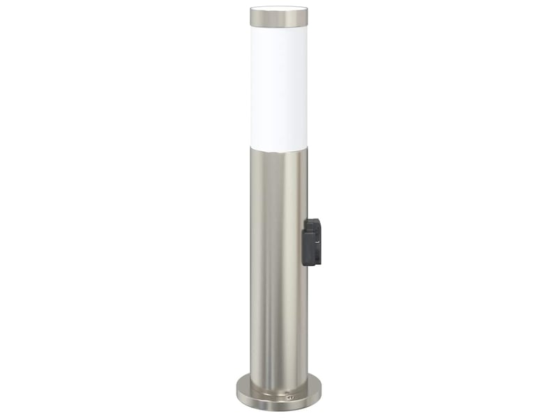 Borne lumineuse avec sortie 50 cm en acier inoxydable ip44 shl99158 - Conforama D