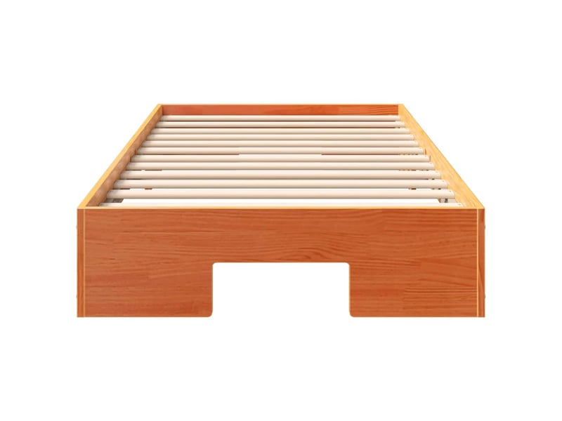Lit simple- lit adulte - cadre de lit marron 80 x 200 cm - Conforama C