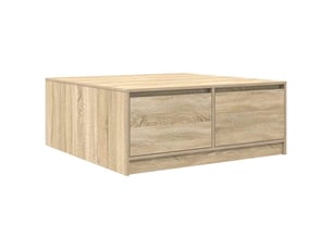 Table basse rectangulaire coloris marron  
