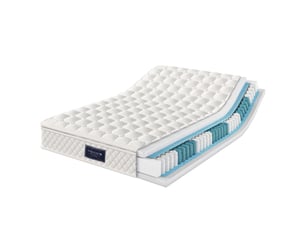 Matelas 160x200 cm <strong>OOIILLEE</strong>  <strong></strong> Ressorts ensachés + mousse soutien Medium épaisseur 25 cm