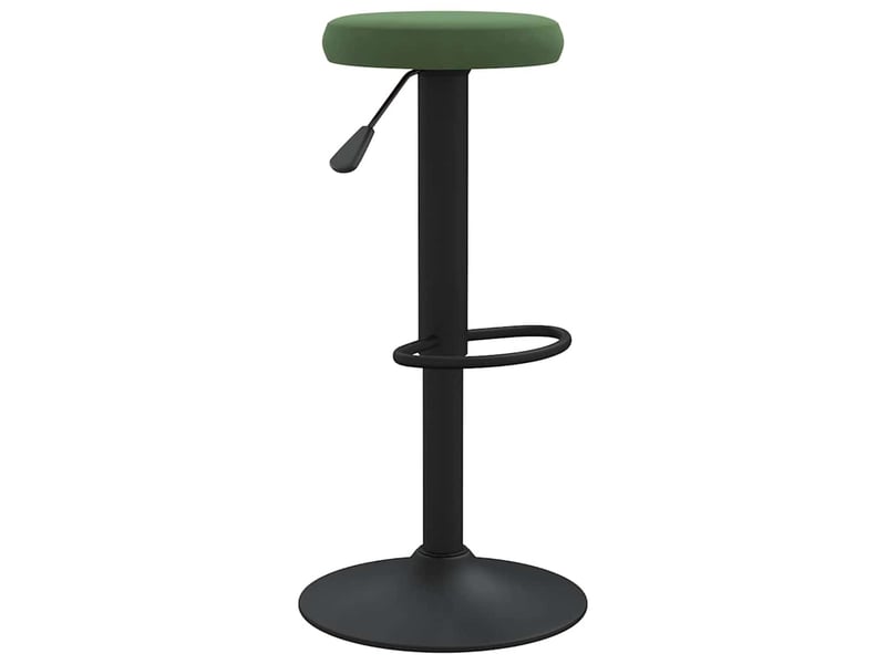  Lot de 2 tabouret de bar, chaise de bar vert foncé velours shl29952  - Conforama C