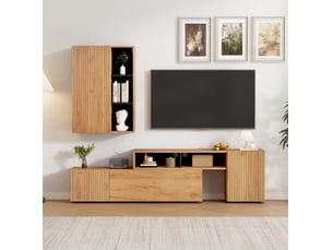 Meuble tv coloris bicolore 265 cm <strong>OXEZA</strong>  <strong></strong>
