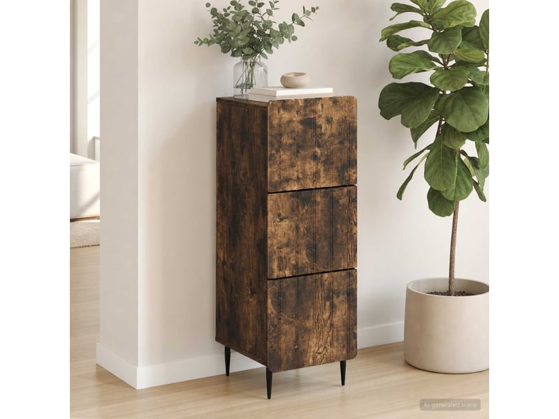  Armoire de rangement bureau, armoire à tiroirs 33 x 34.5 x 92 cm bois d'ingénierie shl8551  - Conforama D