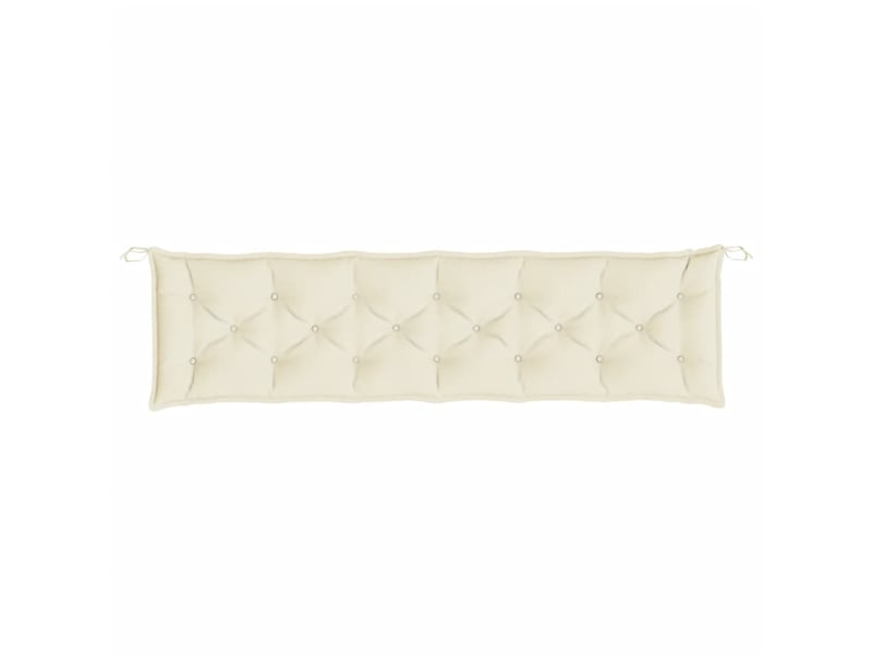  Coussin de banc de jardin, coussin d'assise crème 200x50x7 cm tissu oxford cf52717  - Conforama D