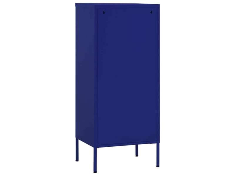  Armoire de rangement, rangement bureau bleu marine 42,5x35x101,5 cm acier shl2452  - Conforama E
