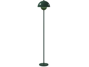 Lampadaire design ø30 x h155 cm – vert – lumière réfléchie, interrupteur au pied et douille e27 remplaçable