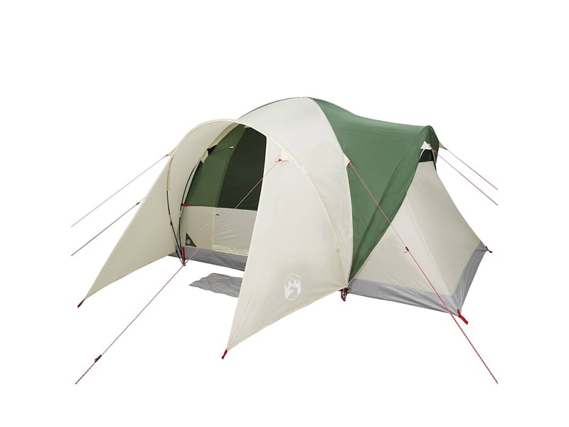  Tente de camping, tente familiale à dôme 6 personnes vert imperméable shl77402  - Conforama E