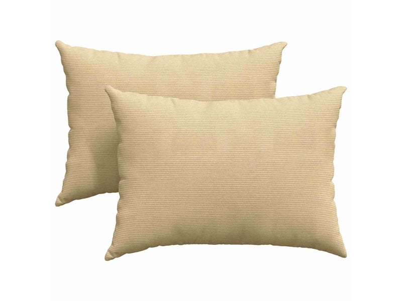 Lot de 2 coussins de canapé, coussins décoratifs vert gris 70 x 50 cm cf59206 - Conforama A