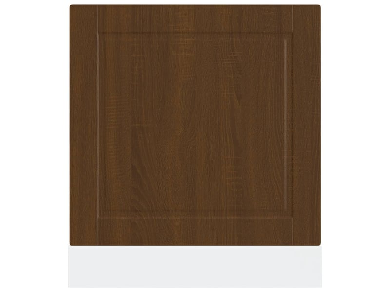 Panneau de lave-vaisselle chêne marron 60x1,5x57cm  - Conforama D