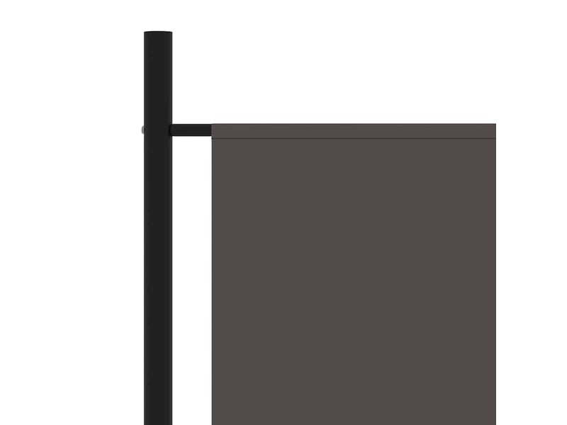 Paravent | cloison de séparation anthracite 175x180 cm tissu  - Conforama D