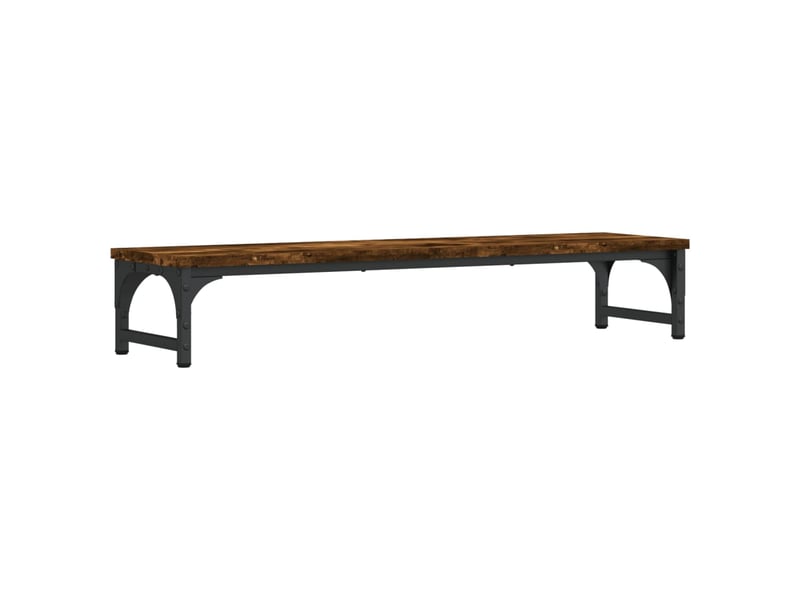  Support de moniteur table meuble bureau 85 x 23 x 15,5 cm bois d'ingénierie marron 02_0044905  - Conforama D