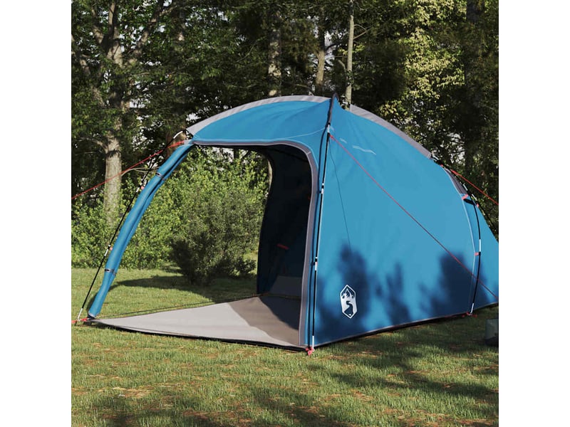  Tente de camping, tente cabane 2 personne bleu taffetas  - Conforama C