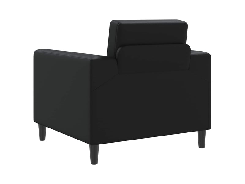 Vidaxl fauteuil noir simili cuir - Conforama E