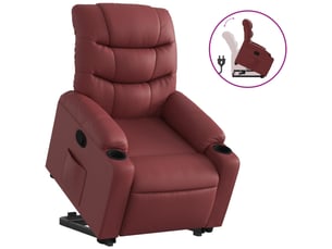 Fauteuil fixe  <strong></strong> Tissu rouge