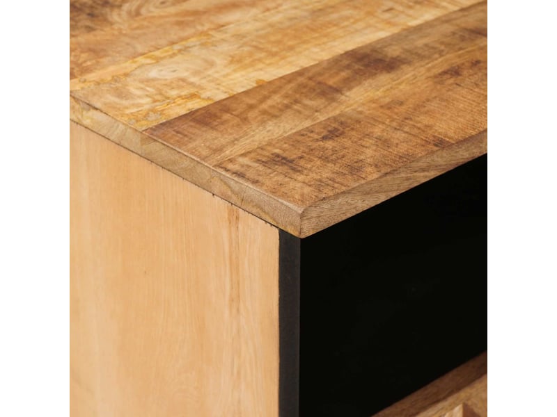  Table de chevet - cabinet de chevet - table de nuit 2 pièces marron 50 x 33 x 60 cm  - Conforama E