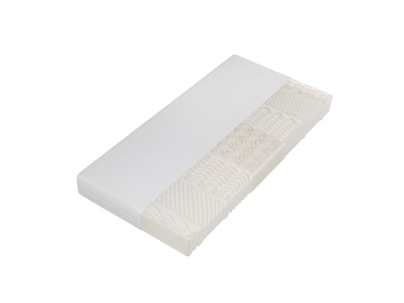  Matelas mousse froide 90 x 200 cm, 7 zones, h2h3, housse lavable, hauteur 20 cm  - Conforama D