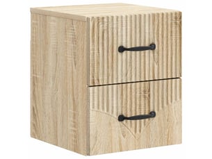 Table de chevet - cabinet de chevet - table de nuit mural chêne sonoma 34,5 x 33 x 40 cm