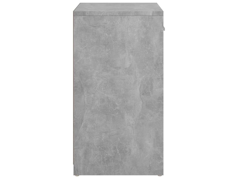  Banc à chaussures, meuble à chaussures gris béton 94,5x31x57 cm aggloméré  - Conforama D
