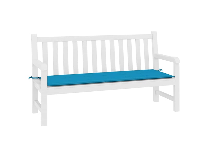  Coussin de banc de jardin, coussin d'assise bleu 200x50x3 cm tissu oxford cf52674  - Conforama C
