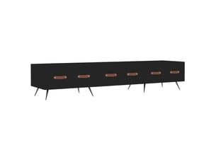 Meuble tv coloris noir 150 cm <strong></strong>  <strong></strong>