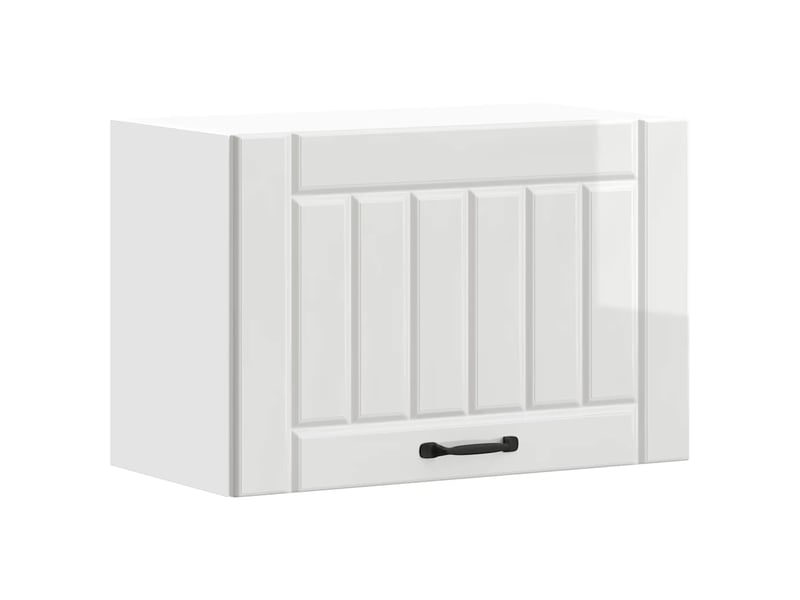  Armoire murale de cuisine lucca blanc brillant bois ingénierie shl5728  - Conforama A