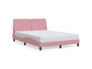 Lit 2 places 120x200cm    coloris rose