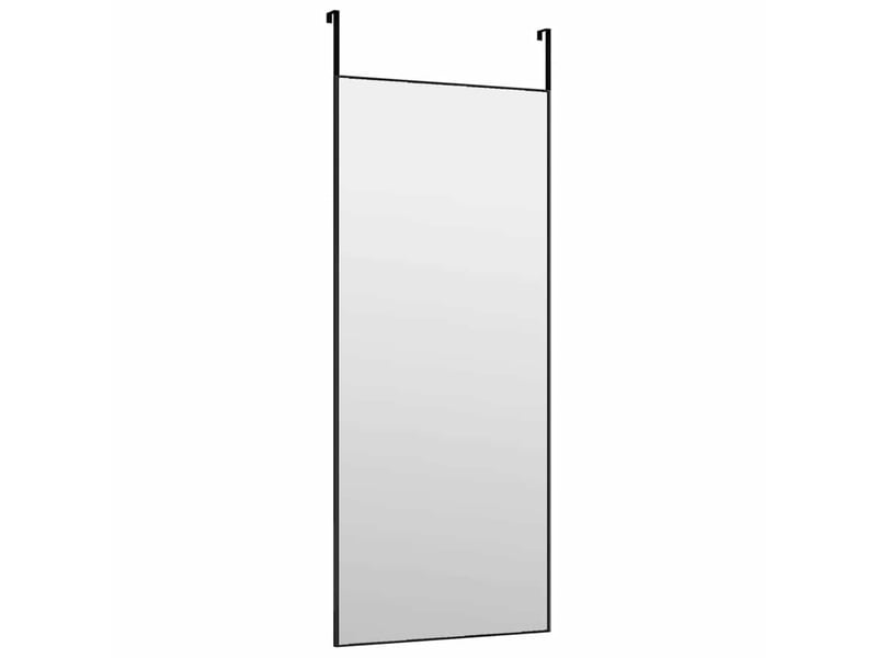  Miroir de porte, miroir décoratif noir 40x100 cm verre et aluminium cf62727  - Conforama C