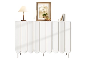 Buffet 3 porte(s)  0 tiroir(s) LPOSPI  - 120 cm coloris blanc 