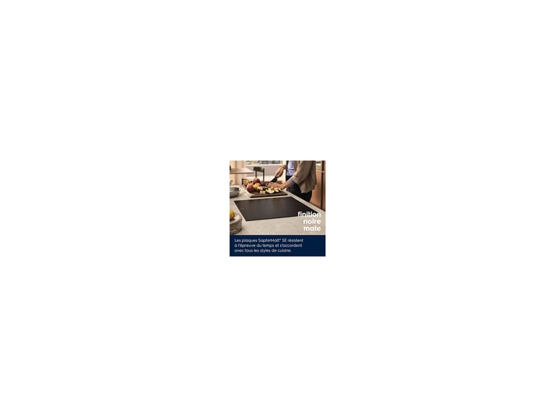 Table de cuisson induction 3 zones 7200 w saphirmatt noir mat 8030952 - Conforama C