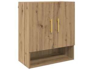 Meuble mural, rangement salon 60 x 31 x 70 cm bois d'ingénierie chêne artisanal shl7963
